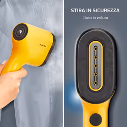 Rowenta Pure Pop DR2026 Vapore per indumenti portatile Giallo - Vista aggiuntiva 4