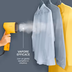 Rowenta Pure Pop DR2026 Vapore per indumenti portatile Giallo - Vista aggiuntiva 7