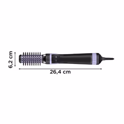 Rowenta Brush Activ Spazzola ad aria calda Caldo Nero, Viola 1000 W 1,8 m - Vista aggiuntiva 4