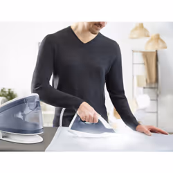 Tefal Express Optimal SV4110 2200 W 1,2 L Ceramic Express Glide Blu, Bianco - Vista aggiuntiva 2