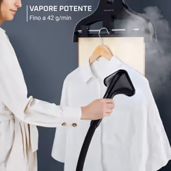 Rowenta IS3480 stiratrice a vapore Vapore verticale per indumento Nero - Vista aggiuntiva 2