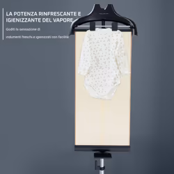 Rowenta IS3480 stiratrice a vapore Vapore verticale per indumento Nero - Vista aggiuntiva 3