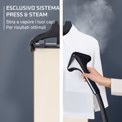 Rowenta IS3480 stiratrice a vapore Vapore verticale per indumento Nero - Vista aggiuntiva 5