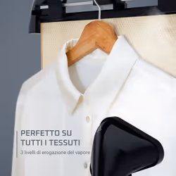 Rowenta IS3480 stiratrice a vapore Vapore verticale per indumento Nero - Vista aggiuntiva 6