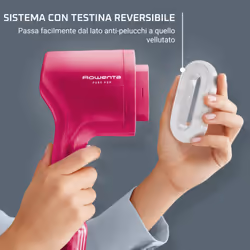 Rowenta DR2023 stiratrice a vapore Vapore per indumenti portatile 0,07 L 1300 W Rosa - Vista aggiuntiva 5