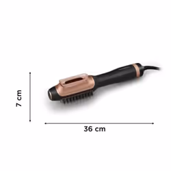 Rowenta CF9840F0 messa in piega Spazzola ad aria calda Caldo Nero, Rame - Vista aggiuntiva 4