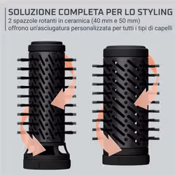 Rowenta Brush Activ , spazzola ad aria calda rotante, spazzola asciugacapelli da 1000 W, design ergonomico - Vista aggiuntiva 6