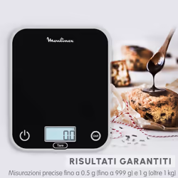 Moulinex BN50U5 bilancia da cucina Nero Superficie piana Rettangolo Bilancia da cucina elettronica - Vista aggiuntiva 5