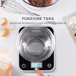 Moulinex BN50U5 bilancia da cucina Nero Superficie piana Rettangolo Bilancia da cucina elettronica - Vista aggiuntiva 6