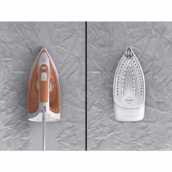 Tefal Virtuo 30 FV2C40E0 ferro da stiro Ferro da stiro a secco e a vapore Piastra in Ceramica 2000 W Pesca, Bianco - Vista aggiuntiva 4