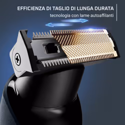 Rowenta TN6204 regolabarba 15 1,7 cm Bagnato e secco Nero, Cromo - Vista aggiuntiva 5
