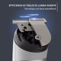 Rowenta TN8934 tagliacapelli Nero, Bianco 7 Nichel-Metallo Idruro (NiMH)