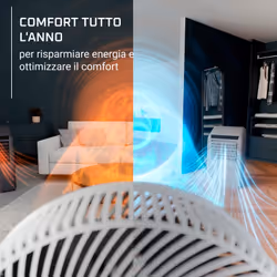 Rowenta QV5040F0 ventilatore Nero, Bianco - Vista aggiuntiva 5