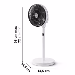 Rowenta QV5040F0 ventilatore Nero, Bianco - Vista aggiuntiva 6