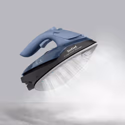 Tefal Freemove Power FV6675E0 ferro da stiro Ferro da stiro a secco e a vapore Piastra in Ceramica 2600 W Nero, Blu - Vista aggiuntiva 3