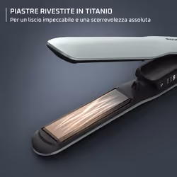 Rowenta Thermoglide, Piastra per Capelli, Scorrevolezza Impeccabile, Lucentezza Visibile, SF5120E0 - Vista aggiuntiva 2