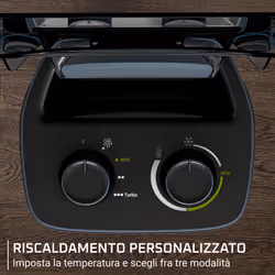 Rowenta Intense Comfort Aqua, Termoventilatore Sicuro in Bagno, Potenza di 2400 W, SO6551F0 - Vista aggiuntiva 6