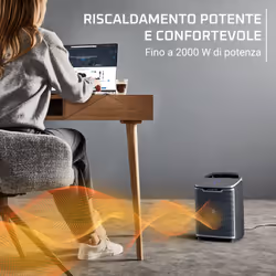 Rowenta Instant Comfort +, Termoventilatore, Potente Riscaldamento in Ceramica, SO9360F0 - Vista aggiuntiva 2