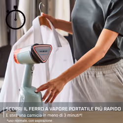 Rowenta AeroSteam, Stiratore Verticale, Risultati come un Ferro da Stiro, Rapido e Intuitivo, DR9814F0 - Vista aggiuntiva 5
