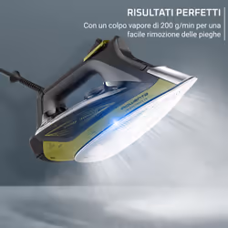 Rowenta Energy Force 70, Ferro a Vapore, Potente Getto di Vapore, Risparmio Energetico, ECO Control Technology, DW7732 - Vista aggiuntiva 2