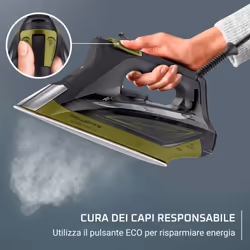 Rowenta Energy Force 70, Ferro a Vapore, Potente Getto di Vapore, Risparmio Energetico, ECO Control Technology, DW7732 - Vista aggiuntiva 3