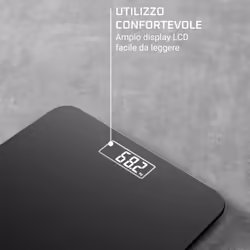 Rowenta Premiss 2.0, Bilancia da Bagno, Display LCD Facile da Leggere, Nero, BS1800 - Vista aggiuntiva 3