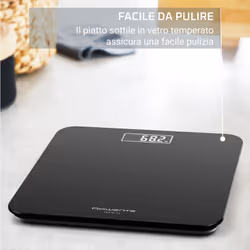 Rowenta Premiss 2.0, Bilancia da Bagno, Display LCD Facile da Leggere, Nero, BS1800 - Vista aggiuntiva 7