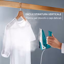 Rowenta First Class, Ferro a Vapore, Formato Pieghevole da Viaggio, Compatto, DA1610 - Vista aggiuntiva 7