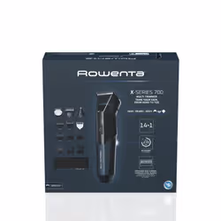 Rowenta X Series 700 Regolabarba Multifunzione 14-in-1 da Uomo, Lame Autoaffilanti in Acciaio Inox ad Alto Tenore di Carbonio, TN9650 - Vista aggiuntiva 2