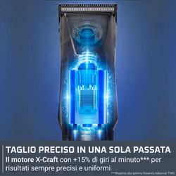 Rowenta X Series 700 Regolabarba Multifunzione 14-in-1 da Uomo, Lame Autoaffilanti in Acciaio Inox ad Alto Tenore di Carbonio, TN9650 - Vista aggiuntiva 6