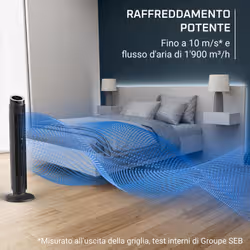 Rowenta Eole Silence Force , Ventilatore a Torre, Raffrescamento Intenso, Silenzioso - Vista aggiuntiva 2