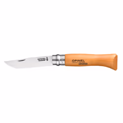 Opinel 000402, Coltello con lama a bloccaggio, Camper/scout, Acciaio al carbonio, Legno, Acciaio inox, 1 strumenti
