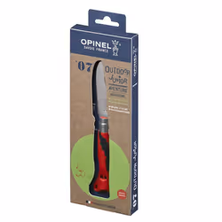 Opinel N°07 Camper/scout Rosso