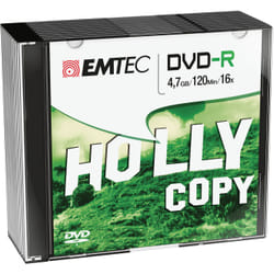 Emtec ECOVR471016SL DVD vergine 4,7 GB DVD-R 10 pz