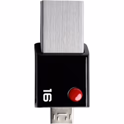 Emtec Mobile & Go 16 GB unità flash USB USB Type-A / Micro-USB 3.2 Gen 1 (3.1 Gen 1) Nero, Argento - Vista aggiuntiva 4