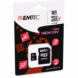 Emtec ECMSDM16GHC10PR memoria flash 16 GB MicroSDHC UHS-I Classe 10 - Vista aggiuntiva 2