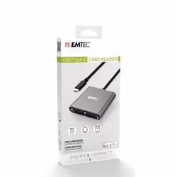 Emtec ECCAREADT610C lettore di schede USB 3.1 Grigio - Vista aggiuntiva 5
