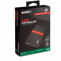 Emtec X200 2 TB USB tipo-C 3.2 Gen 1 (3.1 Gen 1) Nero - Vista aggiuntiva 6