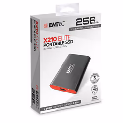 Emtec X210 Elite 256 GB USB tipo-C 3.2 Gen 2 (3.1 Gen 2) Nero - Vista aggiuntiva 4