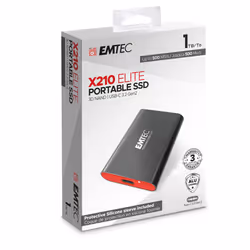 Emtec X210 Elite 1 TB USB tipo-C 3.2 Gen 2 (3.1 Gen 2) Nero - Vista aggiuntiva 4