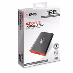 Emtec X210 Elite 128 GB USB tipo-C 3.2 Gen 2 (3.1 Gen 2) Nero - Vista aggiuntiva 4