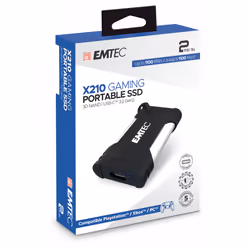 Emtec X210G 2 TB USB tipo-C 3.2 Gen 2 (3.1 Gen 2) Nero, Bianco - Vista aggiuntiva 5