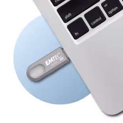 Emtec D280 Dual unità flash USB 32 GB USB Type-A / USB Type-C 3.2 Gen 1 (3.1 Gen 1) Argento - Vista aggiuntiva 5