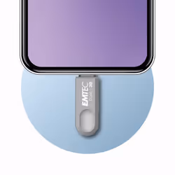 Emtec D280 Dual unità flash USB 32 GB USB Type-A / USB Type-C 3.2 Gen 1 (3.1 Gen 1) Argento - Vista aggiuntiva 6