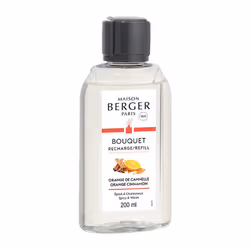 Maison Berger Paris 6032, Bottiglia, Liquido, Cannella, Arancione, Trasparente, 200 ml, Plastica