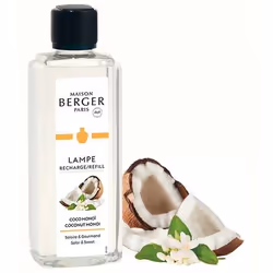 Maison Berger Paris Coco Monoï, Bottiglia, Liquido, Cocco, Trasparente, 500 ml, 78 mm