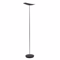 Alba LEDCUP N, Nero, Cromo, Studio, Soggiorno, Ufficio, Studio, Acciaio, CE, Lampadina/e non sostituibile/i, 30 W