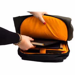 Exacompta 17535E borsa per laptop Zaino Cachi - Vista aggiuntiva 5