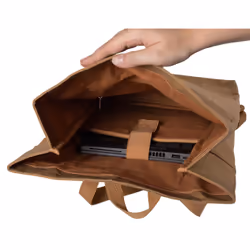 Exacompta Eterneco sac à dos City backpack Marron Cuir végan - Vista aggiuntiva 5