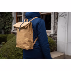 Exacompta Eterneco sac à dos City backpack Marron Cuir végan - Vista aggiuntiva 7